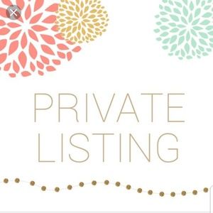 Private listing for @gracerobinson11 ONLY